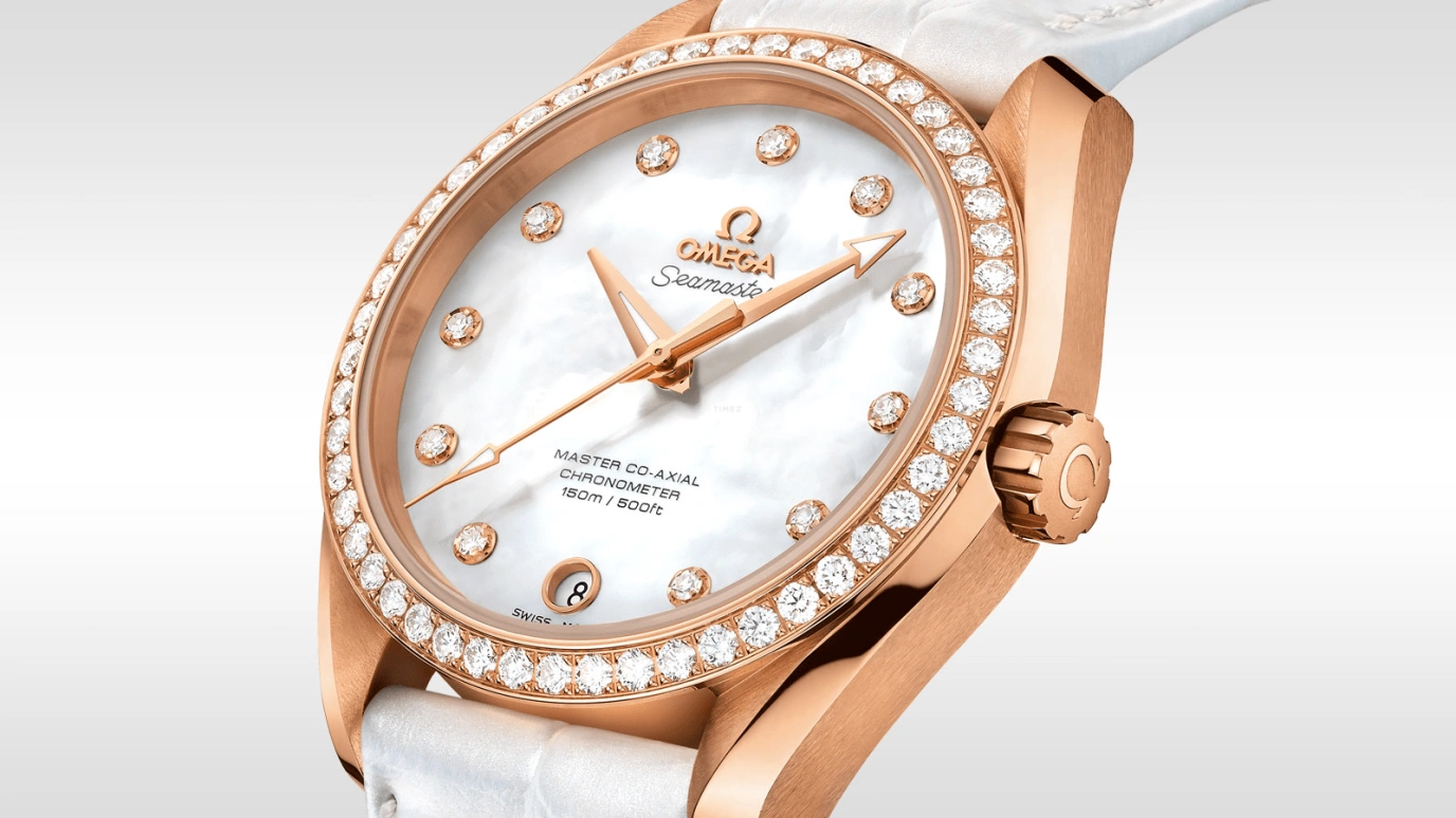 Omega,Aqua Terra 38.50mm,38.50mm,Red Gold,White,Automatic,Date,Co-Axial Escapement,231,231.58.39.21.55.001