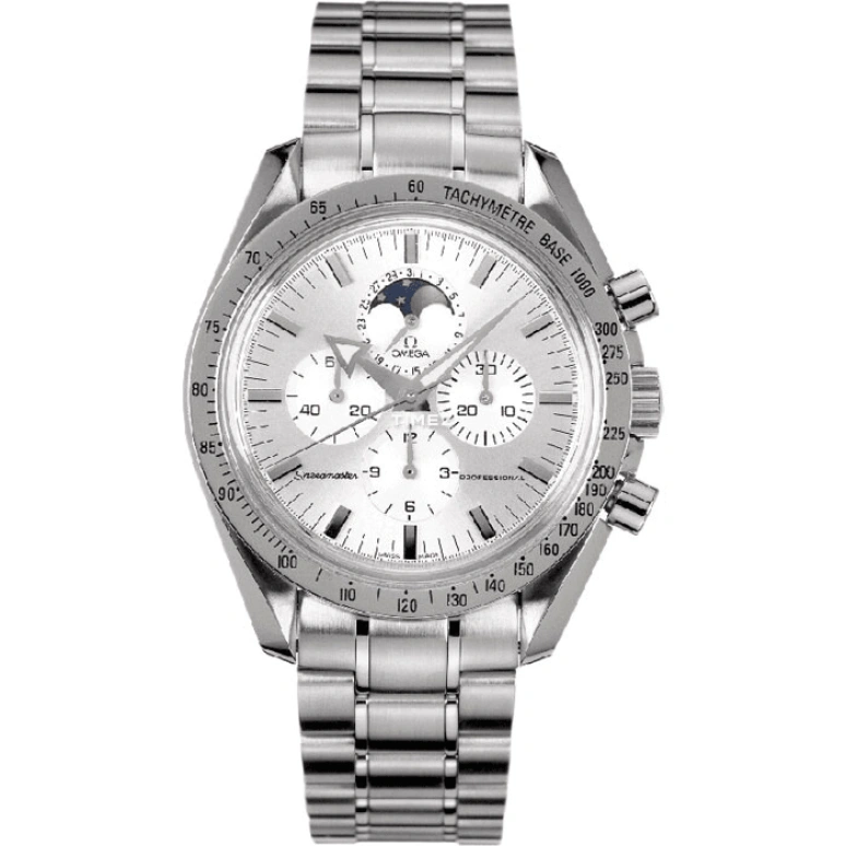 Omega,Speedmaster 38.80mm,38.80mm,Stainless Steel,Silver,Handwound,Chronograph,Moonphase,Day,3575,3575.30