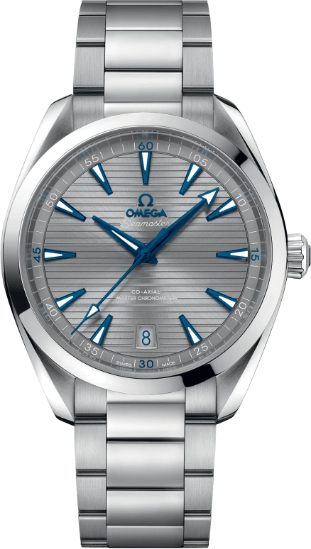 Omega,Aqua Terra 41mm,41mm,Stainless Steel,Grey,Automatic,Date,Co-Axial Escapement,220,220.10.41.21.06.001