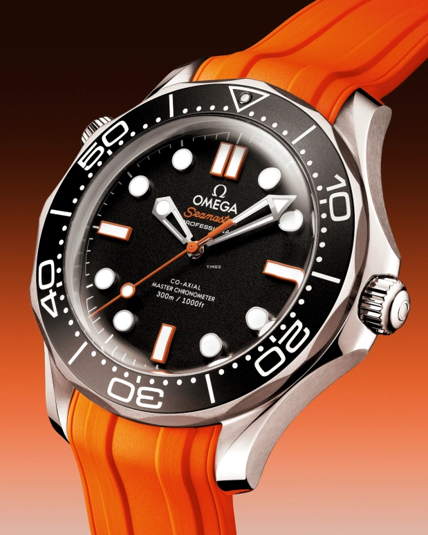 Omega,Seamaster 300 42mm,42mm,Stainless Steel,Aluminum Oxide,Black,Automatic,55hours,In-house Caliber,210,210.32.42.20.01.006