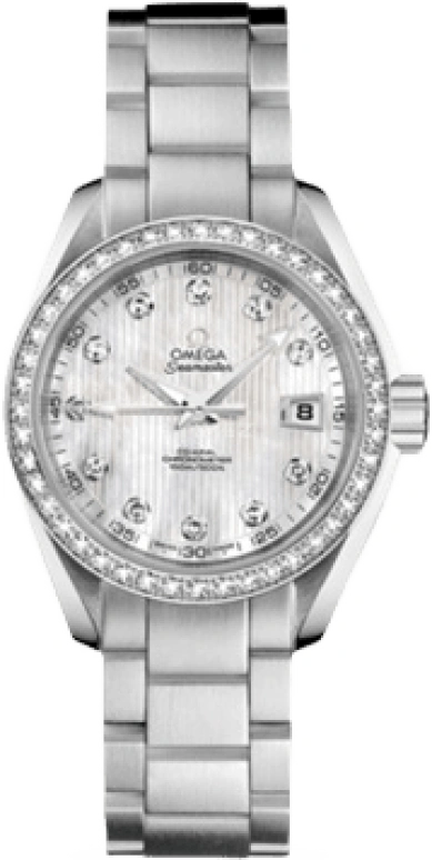 Omega,Aqua Terra 30mm,30mm,Stainless Steel,White,Automatic,Date,Zodiac Indications,Co-Axial Escapement,231,231.15.30.20.55.001