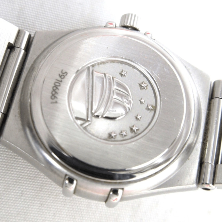 Omega,Constellation 22.50mm,22.50mm,Stainless Steel,White,Pink,Quartz,30000hours,In-house Caliber,1562,1562.83.00