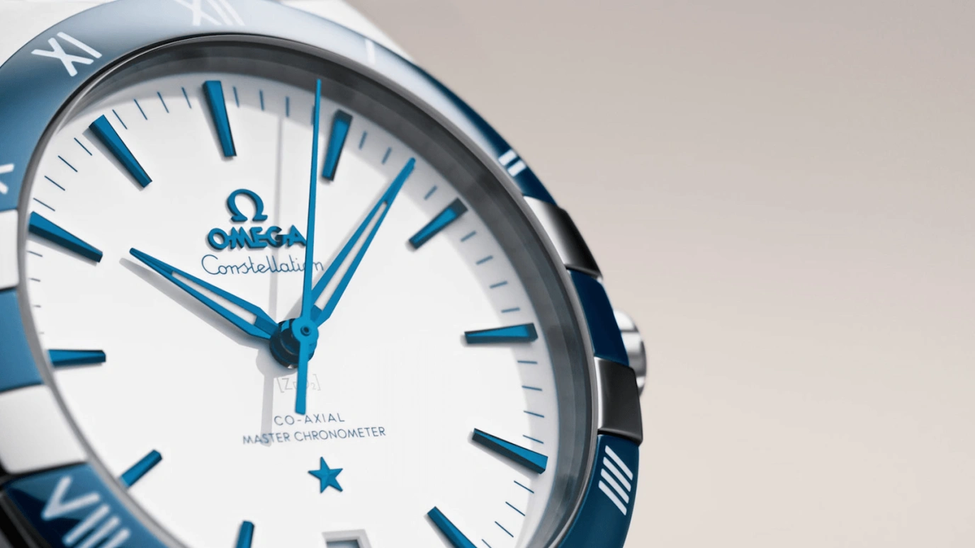 Omega,Constellation 41mm,41mm,Ceramic,Stainless Steel,White,Automatic,Date,Co-Axial Escapement,131,131.33.41.21.04.001