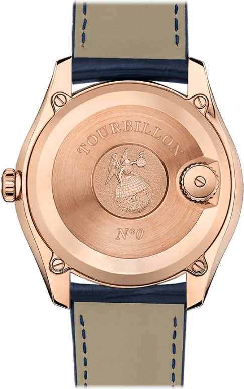 Omega,Trésor 44mm,44mm,Sedna Gold,Blue,Automatic,Tourbillon Escapement,45hours,528,528.53.44.21.03.001