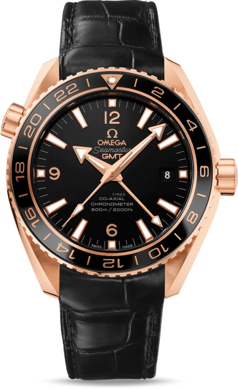 Omega,Seamaster Planet Ocean 43.50mm,43.50mm,Red Gold,Black,Automatic,Date,Co-Axial Escapement,232,232.63.44.22.01.001