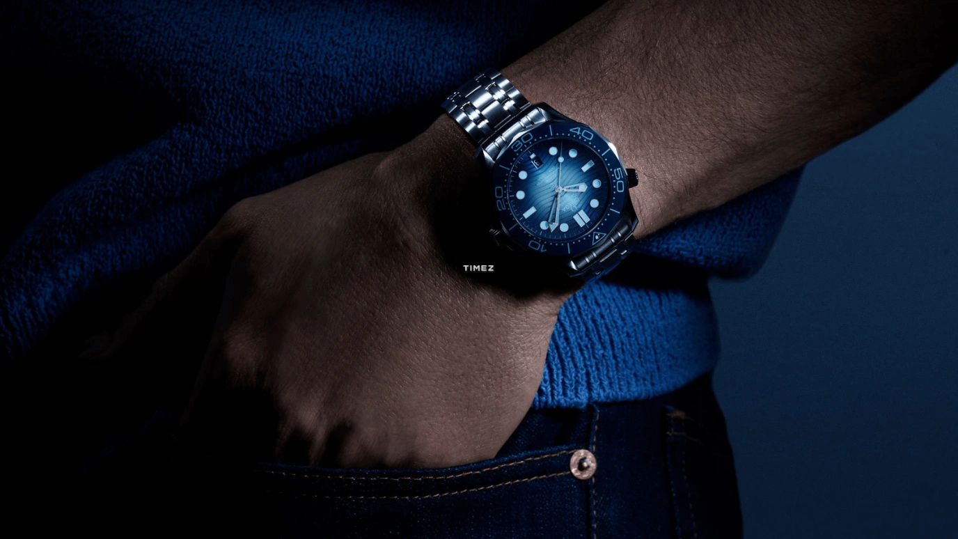 Omega,Seamaster Diver 300M 42mm,42mm,Stainless Steel,Blue,Automatic,Day,Anti-magnetic,210,210.32.42.20.03.003