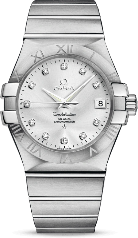 Omega,Constellation 35mm,35mm,Stainless Steel,Silver,Automatic,Date,Co-Axial Escapement,123,123.10.35.20.52.001