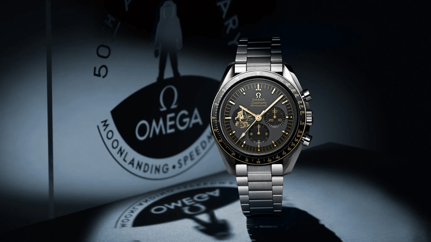 Omega,Speedmaster 42mm,42mm,Stainless Steel,Moonshine Gold,Black,Handwound,Chronograph,50hours,310,310.20.42.50.01.001
