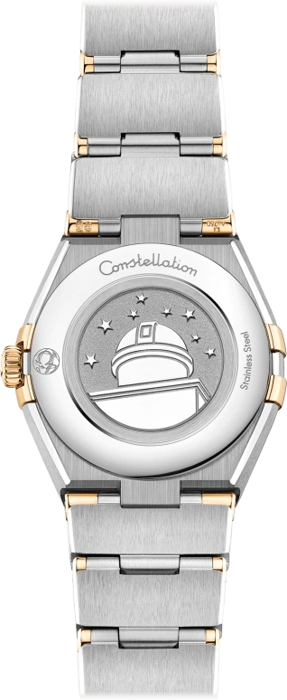 Omega,Constellation 25mm,25mm,Yellow Gold,Stainless Steel,Champagne,Quartz,In-house Caliber,Sapphire,131,131.25.25.60.58.001