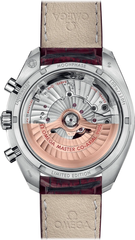Omega,Speedmaster (Non-Moonwatch) 44.25mm,44.25mm,Ceramic,Platinum,Silver,Automatic,Chronograph,Moonphase,Date,Co-Axial Escapement,60hours,In-house Caliber,304,304.93.44.52.99.001