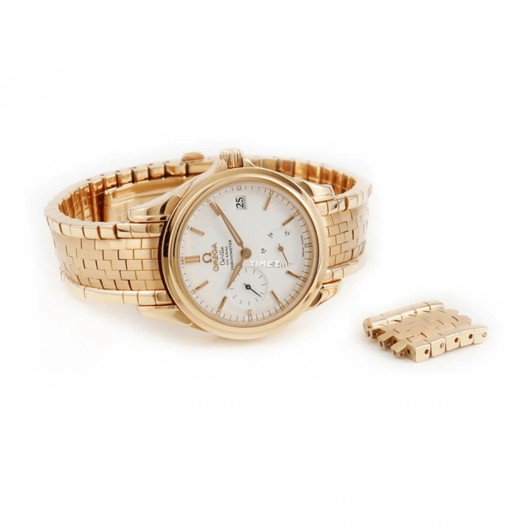 Omega,De Ville 35mm,35mm,Red Gold,White,Automatic,Day,Power Reserve Indicator,4163,4163.20.00