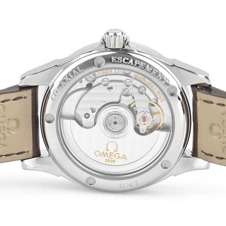 Omega,De Ville 35mm,35mm,Stainless Steel,White,Automatic,Day,Dule Time,4862,4862.31.32