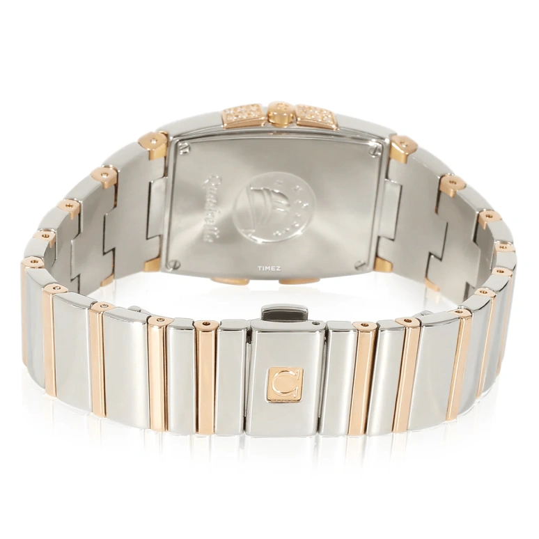 Omega,Constellation 32.60x25mm,32.60x25mm,Stainless Steel,Red Gold,White,Quartz,30000hours,In-house Caliber,1286,1286.75.00