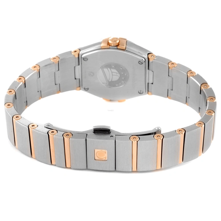 Omega,Constellation 24mm,24mm,Red Gold,Stainless Steel,Silver,Quartz,30000hours,In-house Caliber,123,123.20.24.60.02.001