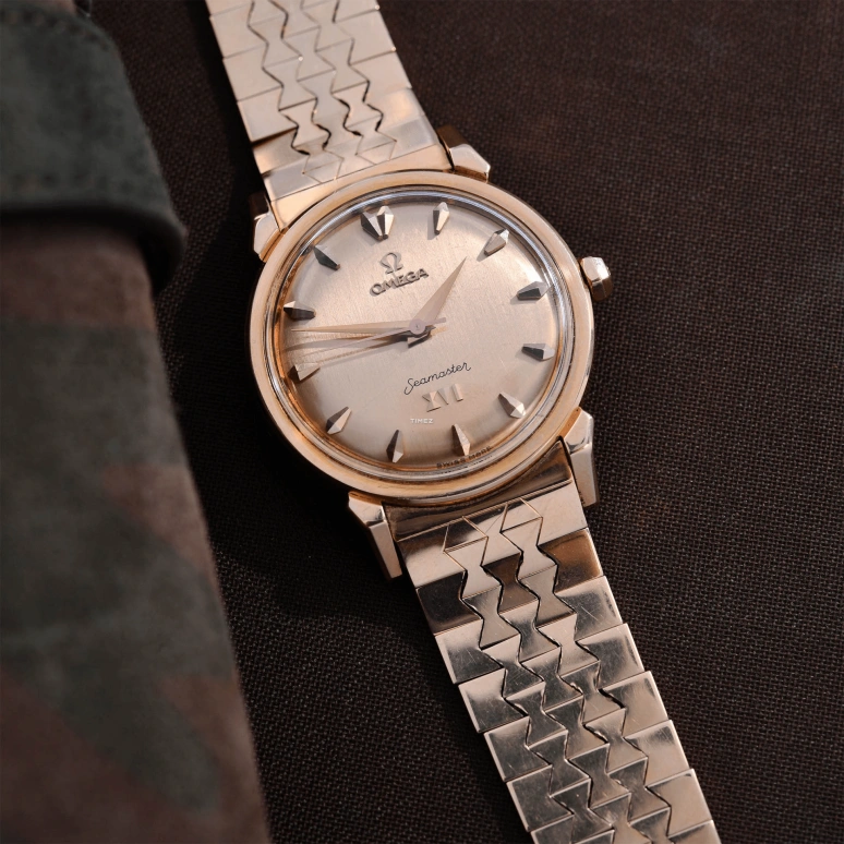 Omega,Seamaster 34mm,34mm,Rose Gold,Automatic,42hours,Sapphire,Crystal Glass,2850SC