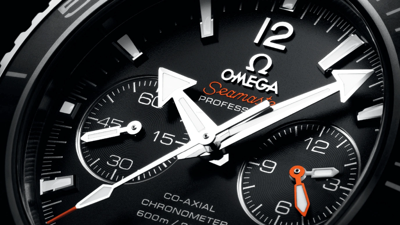 Omega,Seamaster Planet Ocean 45.50mm,45.50mm,Stainless Steel,Black,Automatic,Chronograph,Date,Co-Axial Escapement,Column Wheel,60hours,In-house Caliber,232,232.30.46.51.01.001