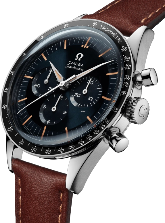 Omega,Speedmaster 39.70mm,39.70mm,Stainless Steel,Dark Blue,Grey,Handwound,Chronograph,Anti-magnetic,310,310.32.40.50.06.002