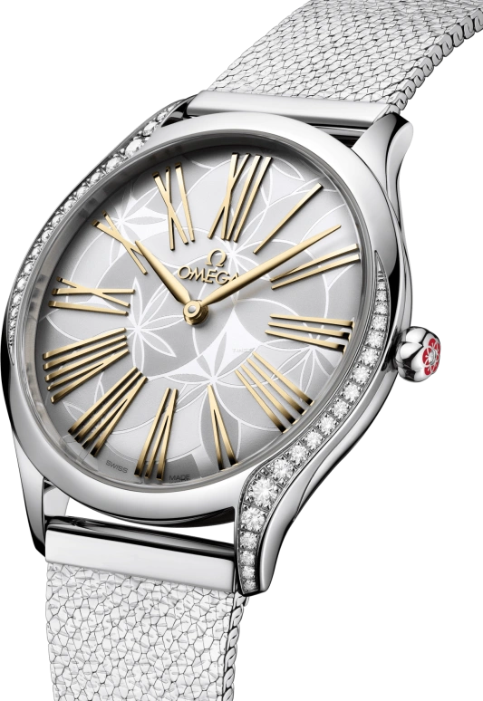 Omega,De Ville 36mm,36mm,Stainless Steel,Silver,Quartz,In-house Caliber,Sapphire,Glass,428,428.15.36.60.02.001