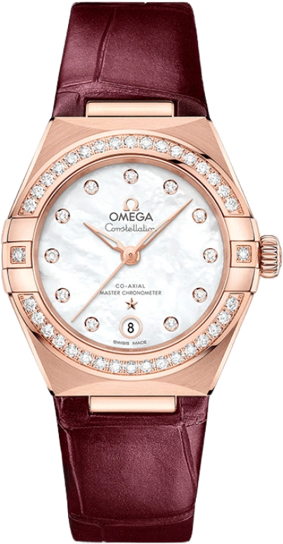 Omega,Constellation 29mm,29mm,Sedna Gold,White,Automatic,Date,Co-Axial Escapement,131,131.58.29.20.55.002