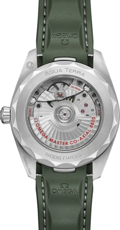 Omega,Aqua Terra 38mm,38mm,Stainless Steel,Green,Automatic,Day,Anti-magnetic,220,220.12.38.20.10.001