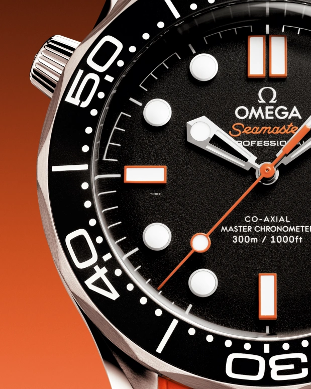 Omega,Seamaster 300 42mm,42mm,Stainless Steel,Aluminum Oxide,Black,Automatic,55hours,In-house Caliber,210,210.32.42.20.01.006