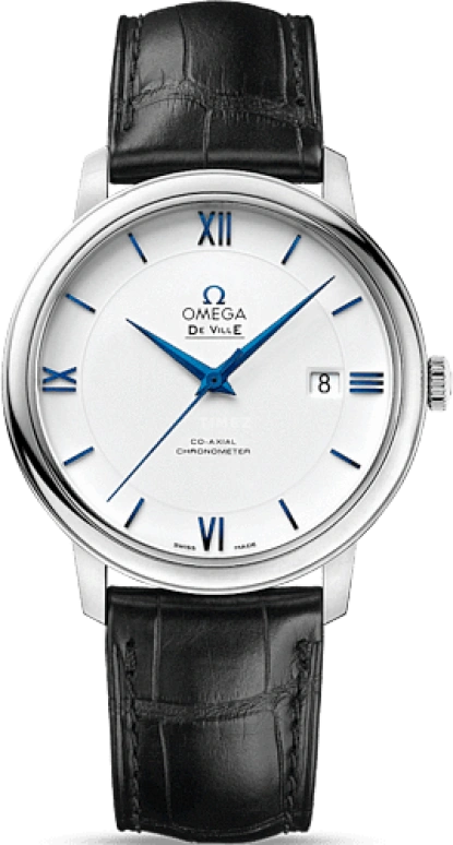 Omega,De Ville 39.50mm,39.50mm,White Gold,White,Automatic,Date,Co-Axial Escapement,424,424.53.40.20.04.001