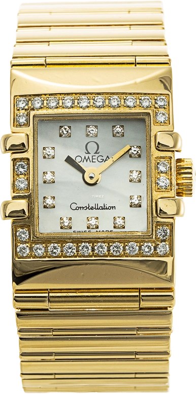 Omega,Constellation 20x15mm,20x15mm,Yellow Gold,White,Quartz,30000hours,In-house Caliber,1136,1136.76.00