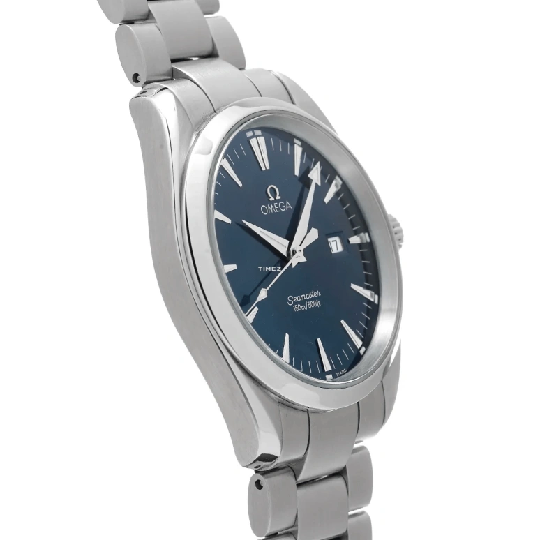Omega,Seamaster 39.50mm,39.50mm,Stainless Steel,Blue,Quartz,Day,26280hours,2517,2517.80