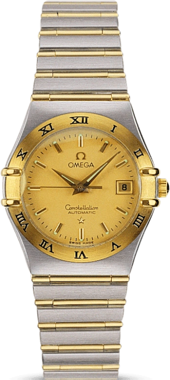 Omega,Constellation 27.50mm,27.50mm,Yellow Gold,Champagne,Automatic,Date,42hours,1292,1292.10.00