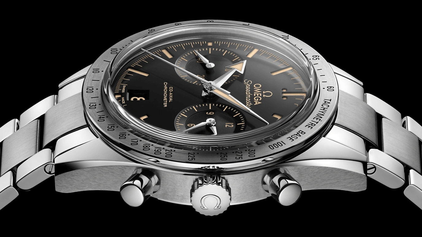 Omega,Speedmaster (Non-Moonwatch) 41.50mm,41.50mm,Stainless Steel,Black,Automatic,Chronograph,Date,Co-Axial Escapement,Column Wheel,60hours,In-house Caliber,331,331.10.42.51.01.002