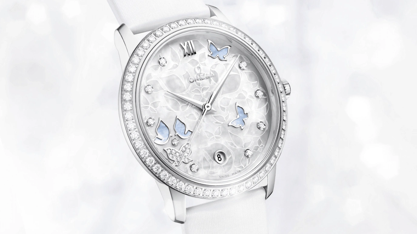 Omega,De Ville 36.80mm,36.80mm,White Gold,White,Automatic,Date,Co-Axial Escapement,424,424.57.37.20.55.002