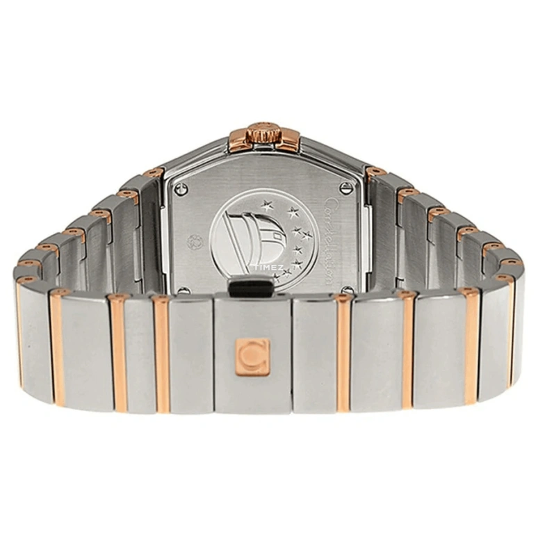 Omega,Constellation 27mm,27mm,Red Gold,Stainless Steel,White,Quartz,30000hours,In-house Caliber,123,123.25.27.60.55.006