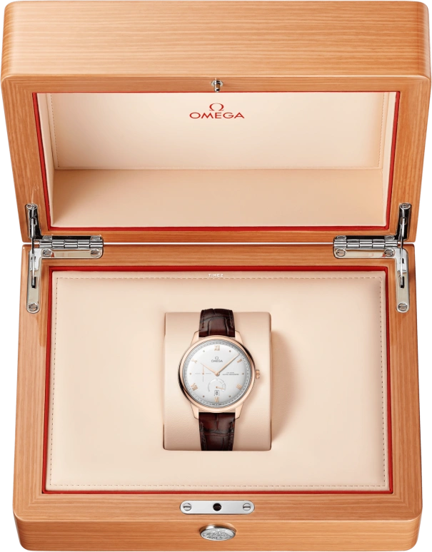 Omega,De Ville 41mm,41mm,Sedna Gold,Silver,Automatic,Day,Power Reserve Indicator,Anti-magnetic,434,434.53.41.21.02.001