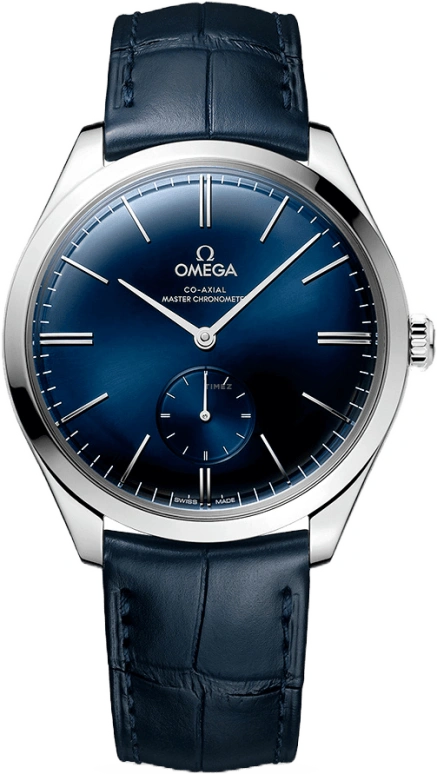 Omega,Trésor 40mm,40mm,Stainless Steel,Blue,Handwound,Co-Axial Escapement,72hours,435,435.13.40.21.03.002