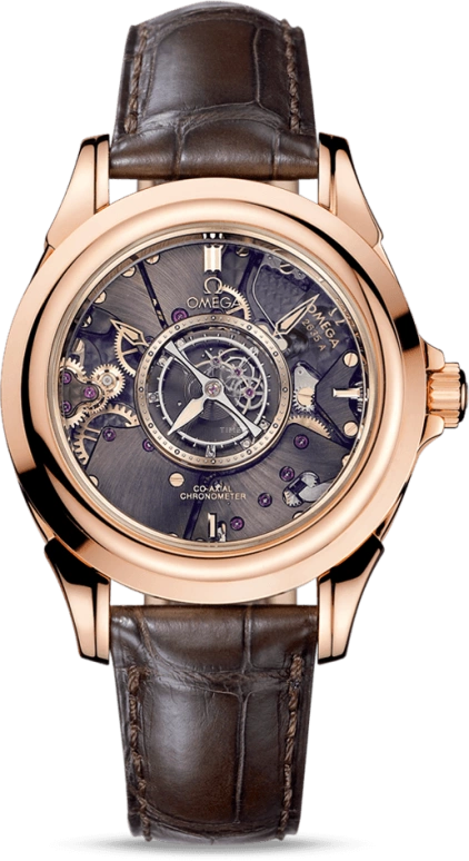 Omega,De Ville 38.70mm,38.70mm,Red Gold,Automatic,Tourbillon Escapement,45hours,513,513.53.39.21.99.001