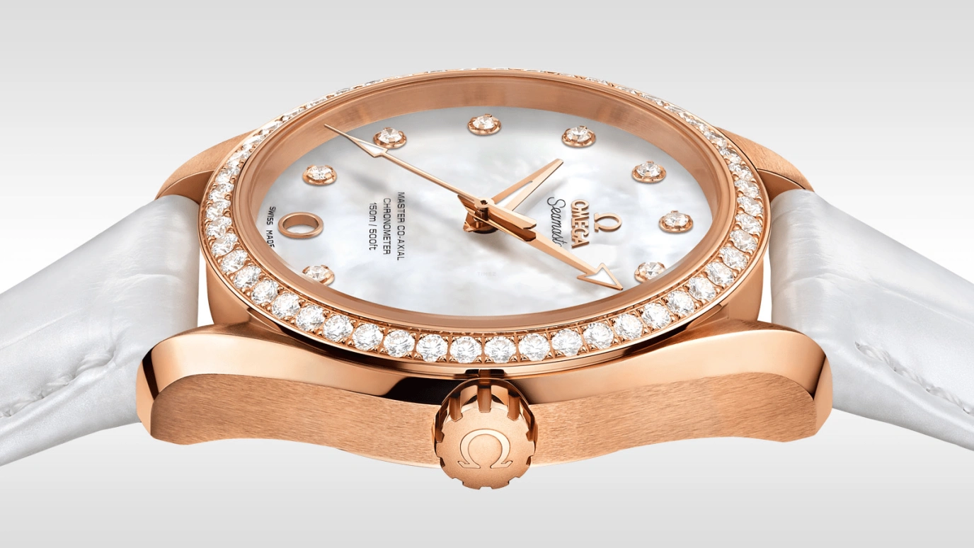 Omega,Aqua Terra 38.50mm,38.50mm,Red Gold,White,Automatic,Date,Co-Axial Escapement,231,231.58.39.21.55.001