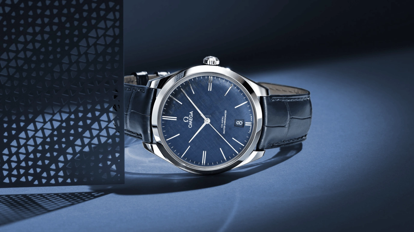 Omega,Trésor 40mm,40mm,Stainless Steel,Blue,Handwound,Day,Co-Axial Escapement,Eddie Redmayne,435,435.13.40.21.03.001