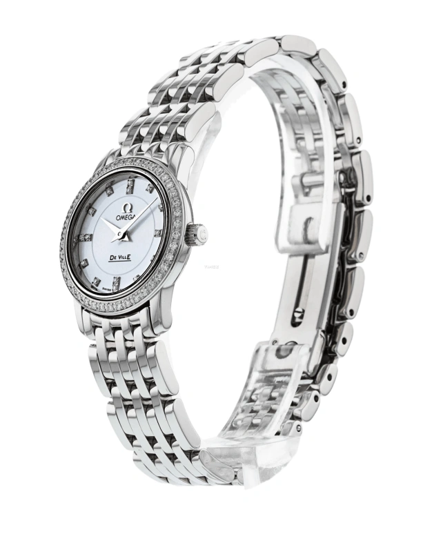Omega,De Ville 22mm,22mm,Stainless Steel,White,Quartz,30000hours,In-house Caliber,4575,4575.75.00