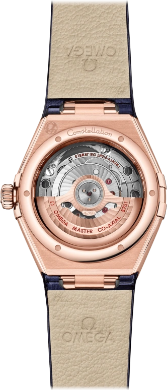 Omega,Constellation 29mm,29mm,Sedna Gold,Blue,Automatic,Date,Co-Axial Escapement,131,131.58.29.20.53.003