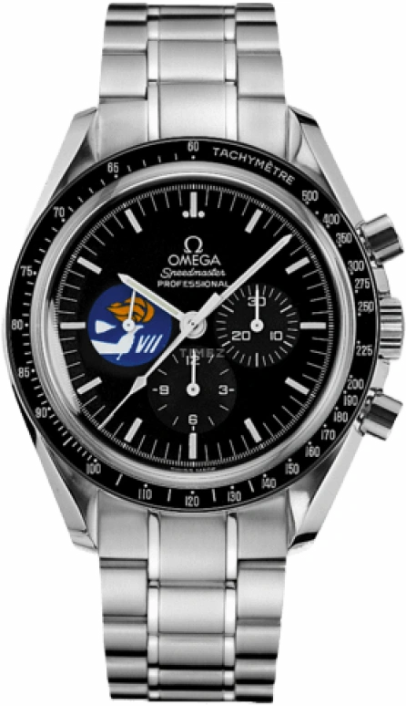 Omega,Speedmaster 42mm,42mm,Stainless Steel,Black,Handwound,Chronograph,Moonphase,Day,3597,3597.05.00