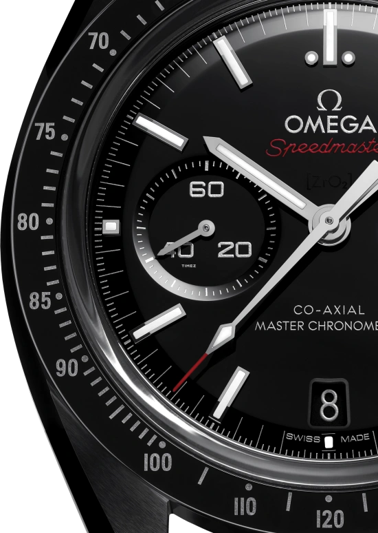 Omega,Speedmaster 44.25mm,44.25mm,Ceramic,Black,Automatic,Chronograph,Day,Dule Time,Anti-magnetic,60hours,In-house Caliber,310,310.92.44.51.01.002