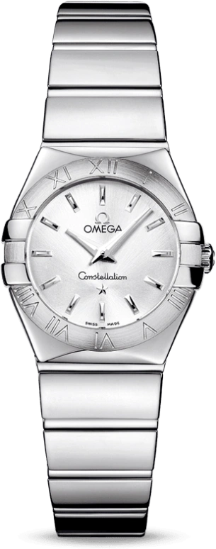 Omega,Constellation 24mm,24mm,Stainless Steel,Silver,Quartz,30000hours,In-house Caliber,123,123.10.24.60.02.002