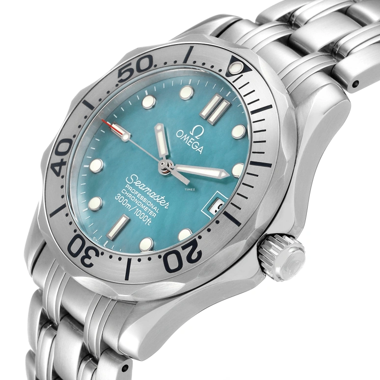 Omega,Seamaster 36mm,36mm,Stainless Steel,Blue,Automatic,Day,44hours,2050,2050.71