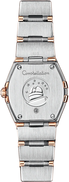 Omega,Constellation 27mm,27mm,Red Gold,Stainless Steel,White,Quartz,30000hours,In-house Caliber,123,123.20.27.60.55.001