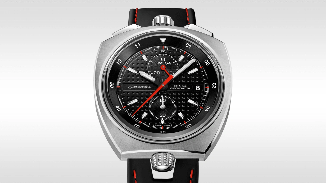 Omega,Seamaster Bullhead 43mm,43mm,Stainless Steel,Black,Automatic,Chronograph,Date,Co-Axial Escapement,Column Wheel,52hours,In-house Caliber,225,225.12.43.50.01.001