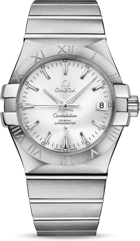 Omega,Constellation 35mm,35mm,Stainless Steel,Silver,Automatic,Date,Co-Axial Escapement,123,123.10.35.20.02.001