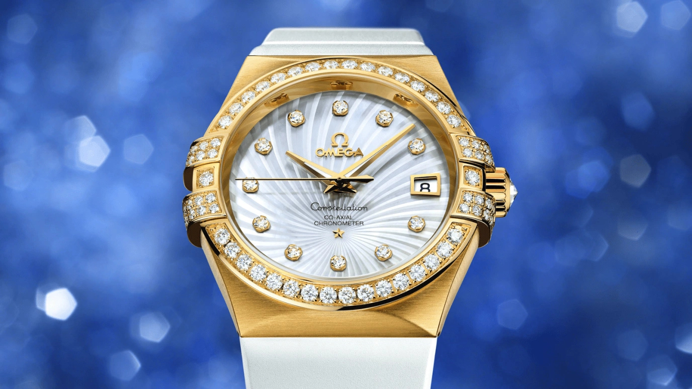Omega,Constellation 35mm,35mm,Yellow Gold,White,Automatic,Date,Co-Axial Escapement,123,123.57.35.20.55.003