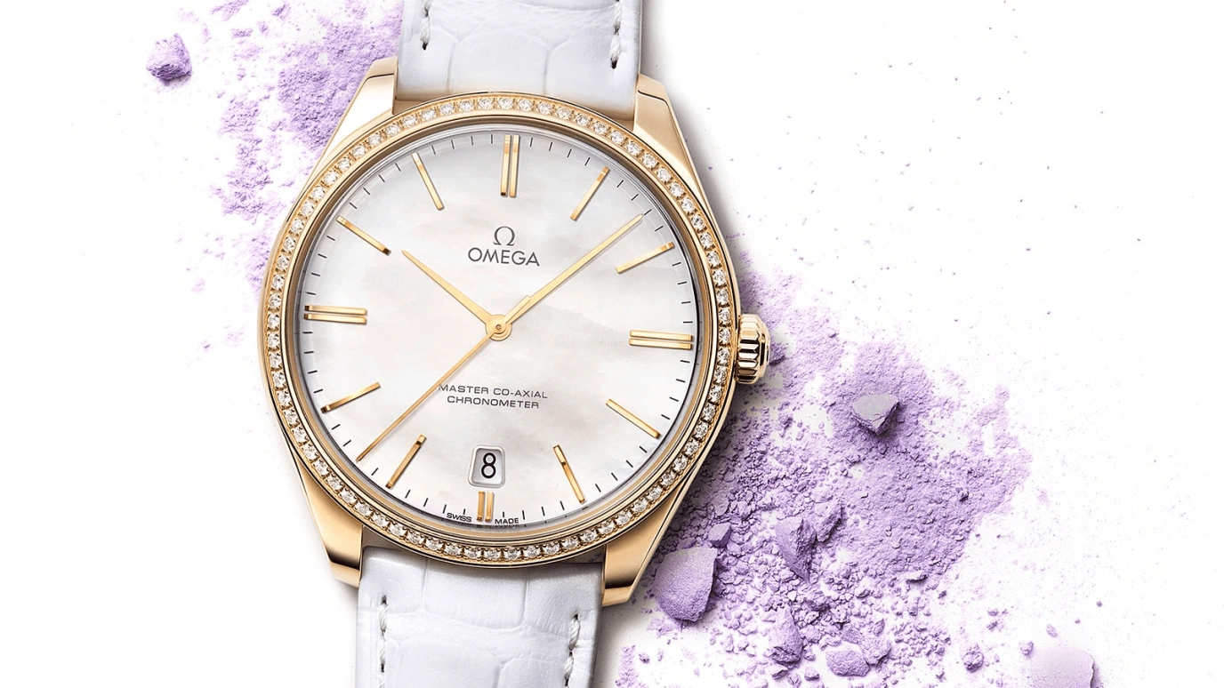 Omega,Trésor 40mm,40mm,Yellow Gold,White,Handwound,Date,Co-Axial Escapement,432,432.58.40.21.05.002