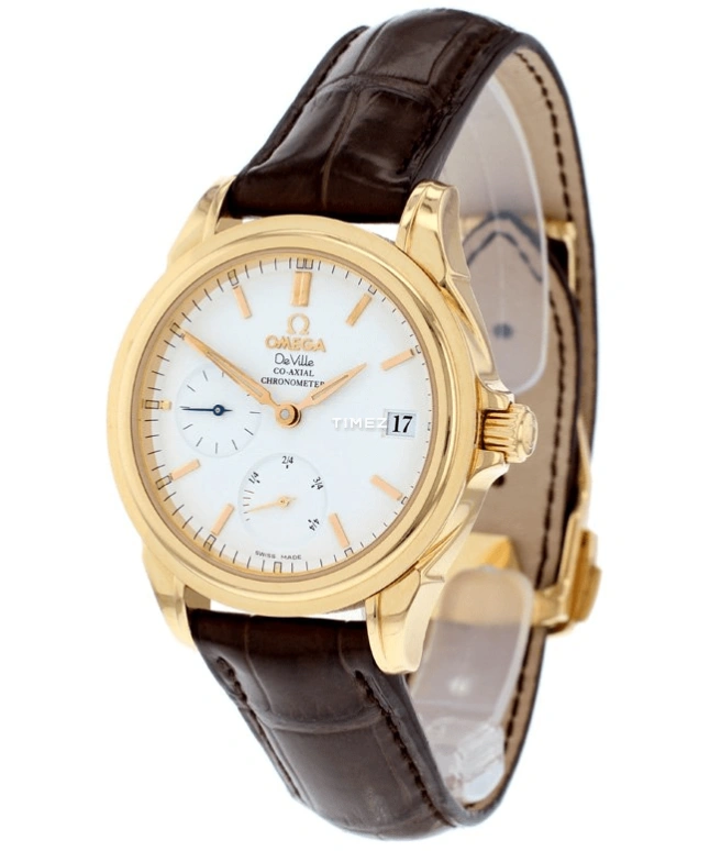 Omega,De Ville 35mm,35mm,Red Gold,White,Automatic,Day,Power Reserve Indicator,4663,4663.20.32