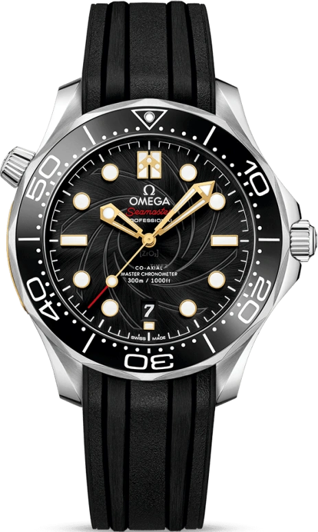 Omega,Seamaster Diver 300M 42mm,42mm,Stainless Steel,Black,Automatic,Day,Co-Axial Escapement,Anti-magnetic,210,210.22.42.20.01.004